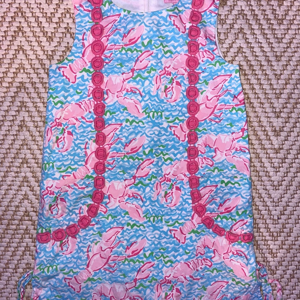 Lilly Pulitzer Kids Pink and Blue Lobstah Roll